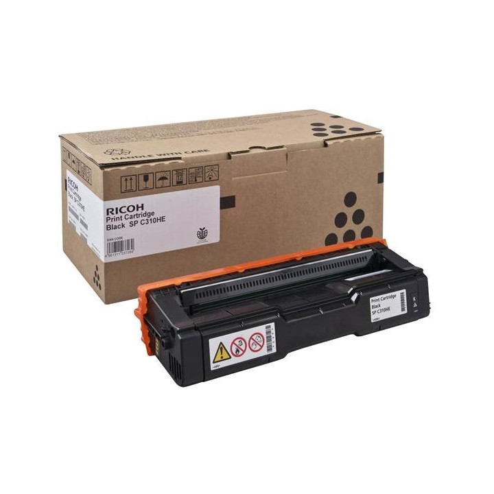 Original Ricoh Black Toner, 407634 for SP C310 | SP C231 | SP C232 | SP C311 | SP C312 | SP C320 | SP C340 | SP C242 | SP C342, 