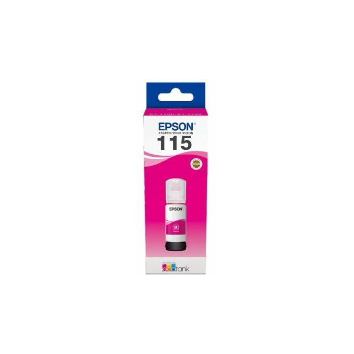 Cartus Cerneala Original Epson Magenta, nr.115, pentru L8160|L8180, 70ml, (timbru verde 0.15 lei), "C13T07D34A"(RAPO)