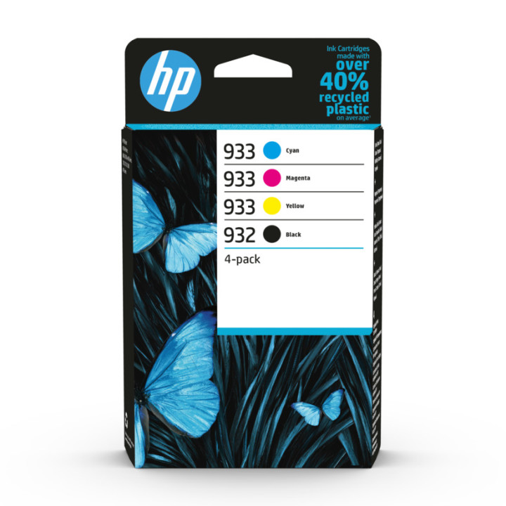 Combo Pack Original HP CMYK No. 932 + No. 933 for OfficeJet 6xxx | 7xxx | "6ZC71AE"