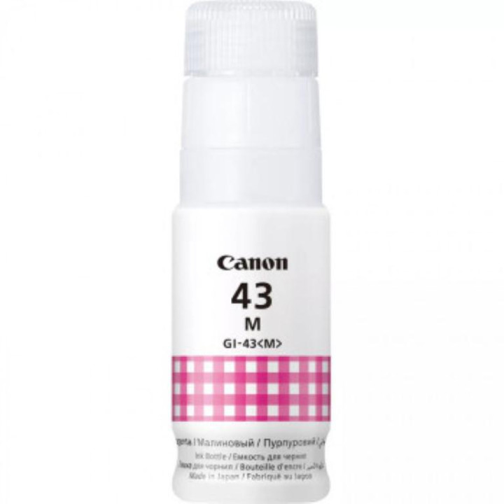 Cartus Cerneala Original Canon Magenta, GI-43M, pentru Pixma G540|G640, 3.7K, (timbru verde 0.15 lei), "4680C001AA"