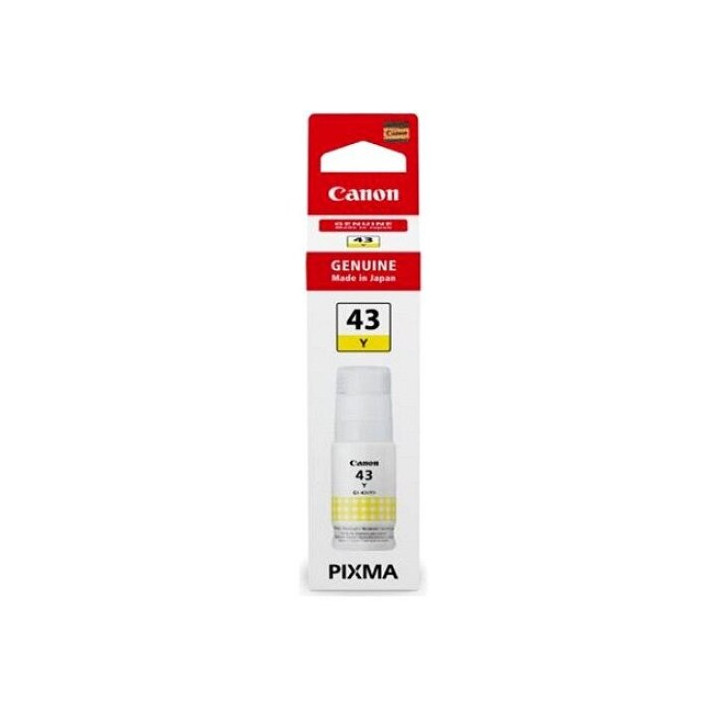Оригинален мастилен картридж Canon Жълт GI-43Y за Pixma G540|G640 3.7K "4689C001AA"