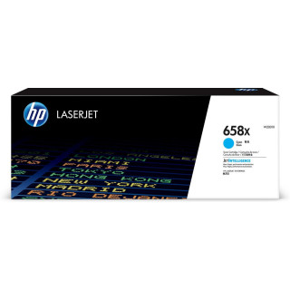 HP Eredeti Cyan Toner 658X HP Color LaserJet Enterprise M751-hez 28K "W2001X"