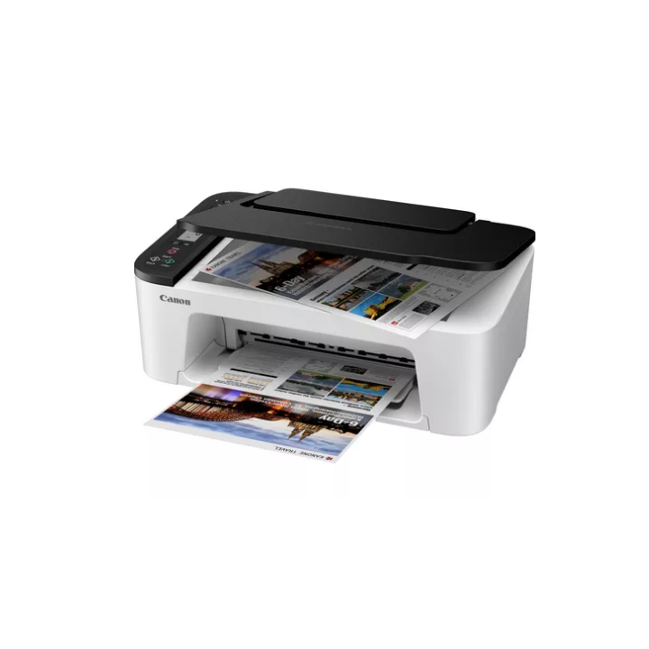 Многофункционален цветен принтер Canon Pixma TS3452 Черно/Бяло, A4, Функции: Печат|Сканиране|Копиране, Скорост на печат моно: 7.