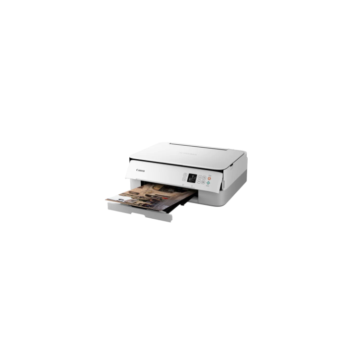 Многофункционален цветен инкджет Canon Pixma TS5351 Бял A4 Функции: Печат|Сканиране|Копиране, Скорост на печат моно: 13ipm, Скор