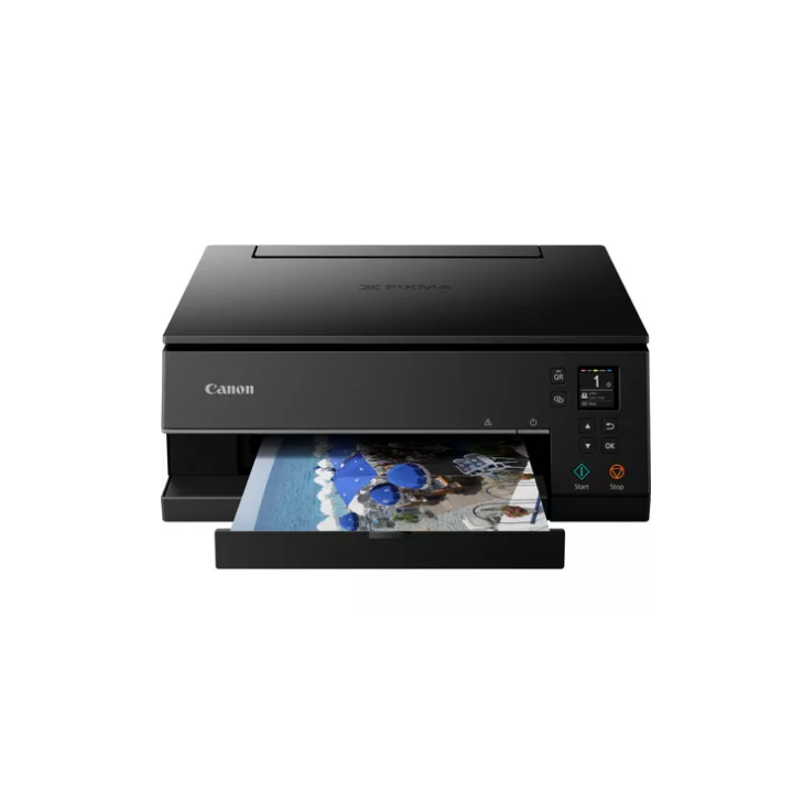 Мултифункционален цветен принтер Canon Pixma TS6350a Черен A4 Функции: Печат|Сканиране|Копиране, Скорост на печат моно: 15ipm, С