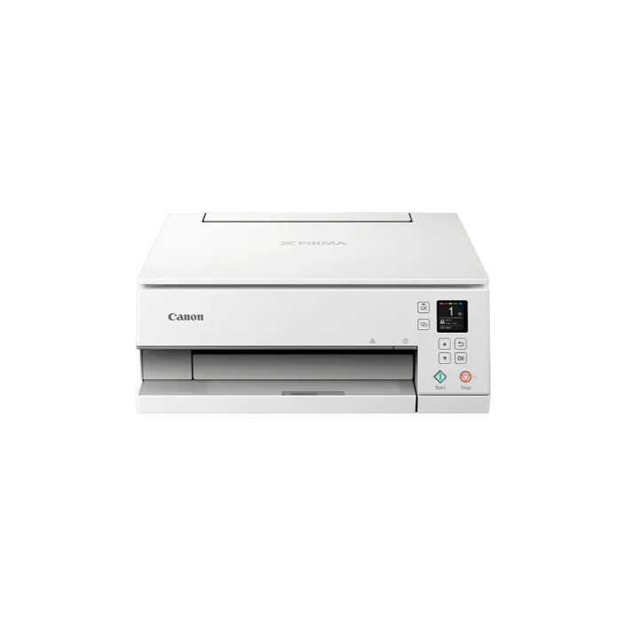 Многофункционален цветен мастиленоструен принтер Canon Pixma TS6351 Бял A4 Функции: Печат|Сканиране|Копиране, Скорост на печат м