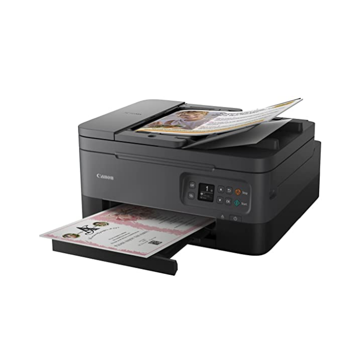 Multifunctional Canon Pixma TS7450a Inkjet Color Printer, Black, A4, Functions: Print | Scan | Copy, Mono Print Speed: 13 ipm, C