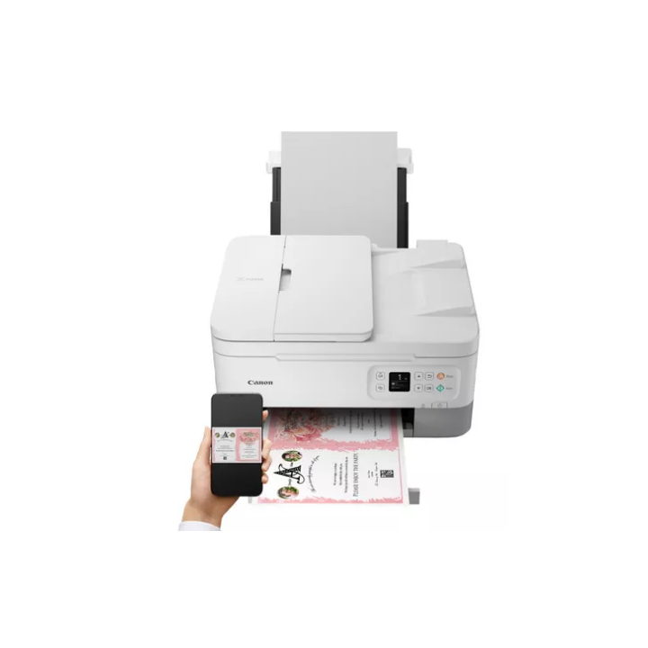 Multifunctional Inkjet Color Canon Pixma TS7451a White, A4, Functions: Print|Scan|Copy, Mono Print Speed: 13 ipm, Color Print Sp