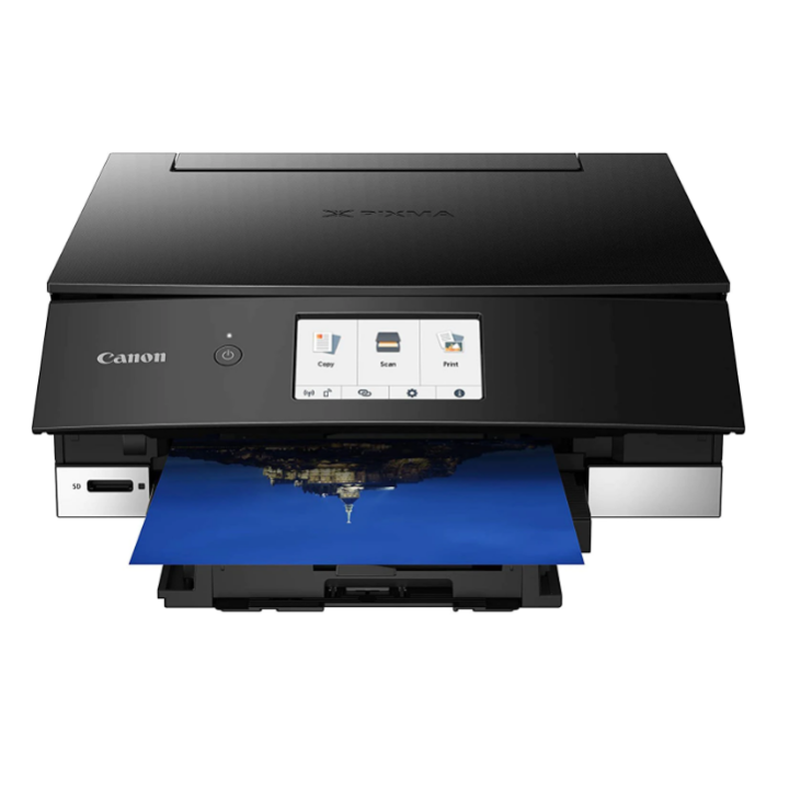 Multifunctional Inkjet Color Canon Pixma TS8350 Black, A4, Functii:Impr|Scan|Cop,Viteza Print Mono:15ipm,Viteza Print color:10ip