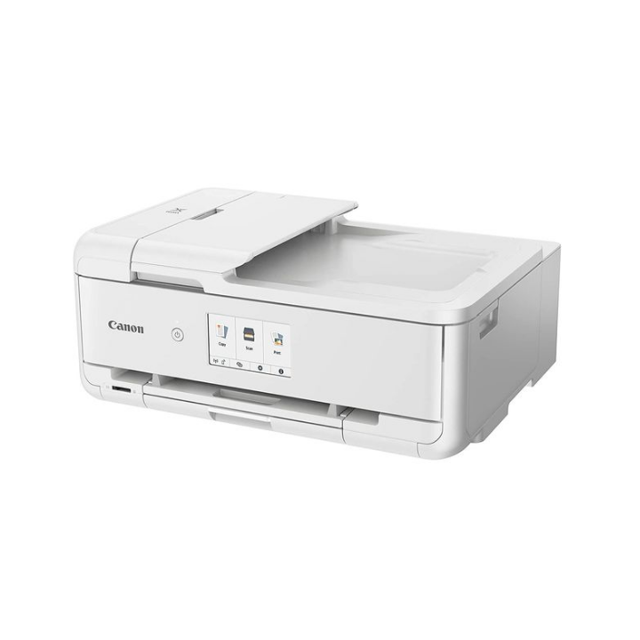Multifunkciós Canon Pixma TS9551 színes tintasugaras nyomtató, fehér, A3. Funkciók: Nyomtatás|Szkennelés|Másolás. Fekete-fehér n