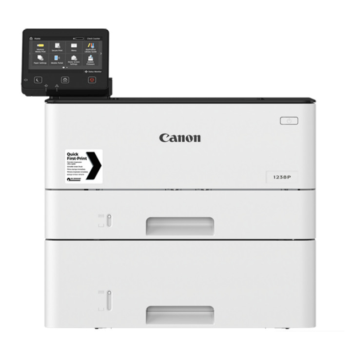 Imprimanta Laser Mono Canon I-Sensys X 1238P, A4, Functii: Impr., Viteza de Print Mono: 38ppm, Viteza de print color:38ppm, Cone