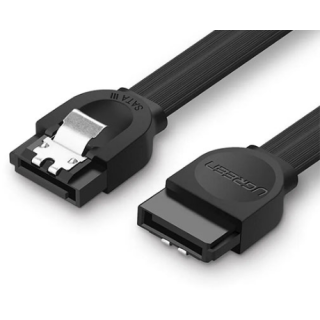 Ugreen "US217" SATA 3(T) - SATA 3(T) adatkábel, 0.5m, fekete "30796" - 6957303837960