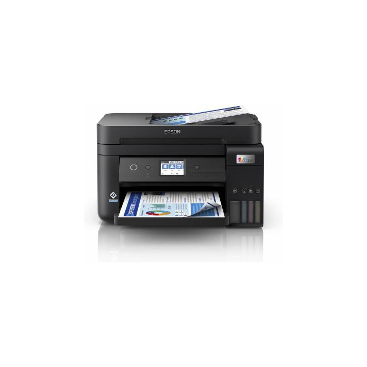 Multifunctional Inkjet CISS Color Epson L6290,A4,Functii:Impr|Scan|Cop|Fax,Viteza Print Mono:33 ppm,Vite Print color:20 ppm,Cone