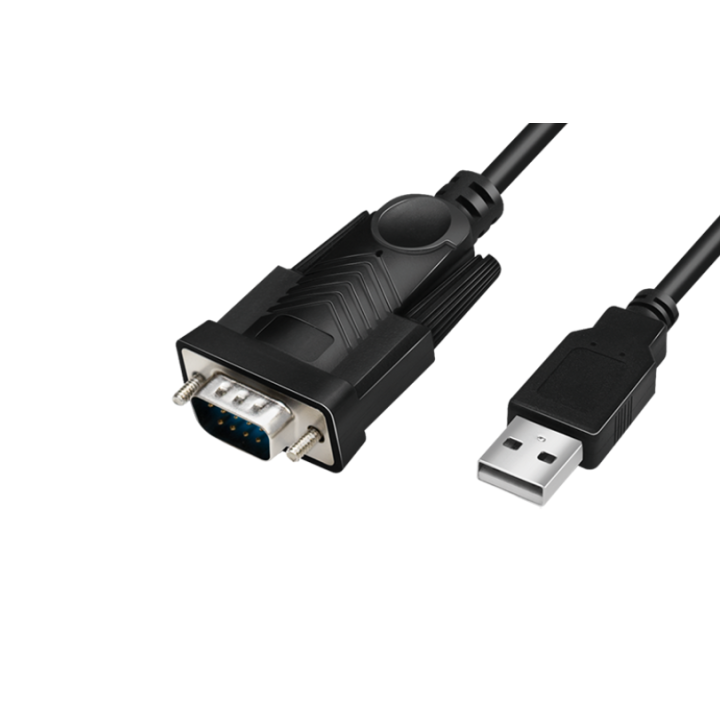 CABLU USB LOGILINK adaptor, USB 2.0 (T) la Serial DB9M (9-pin)(RS232)(T), 1.5m, negru, "AU0048A" (timbru verde 0.08 lei)