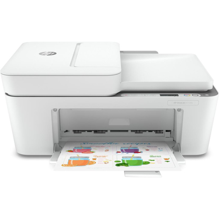 Multifunctional Inkjet Color HP DeskJet 4120e AiO, A4, Functii:Impr|Scan|Cop|Fax,Viteza Print Mono:8.5ppm,Viteza Print color:5.5