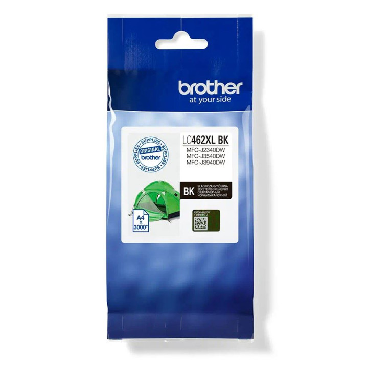 Оригинален мастилен картридж Brother Black LC462XLBK за MFC J2340 | MFC J3540 | MFC J3940 3K "LC462XLBK"