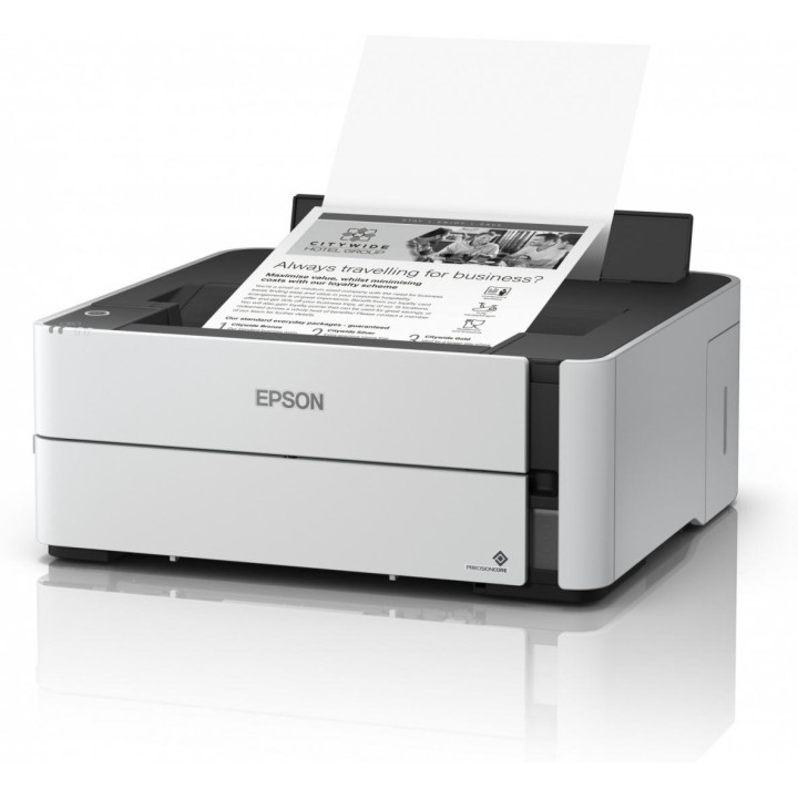 Imprimanta Inkjet CISS Mono EPSON EcoTank M1170, A4, Functii: Impr., Viteza de Printare Monocrom: 39 ppm,Conectiv:USB|Retea|WiFi