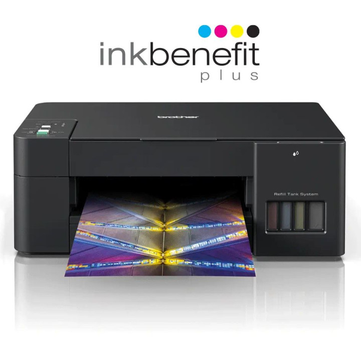 Multifunkciós Tintasugaras CISS Színes Brother DCP-T420W A4, Funkciók: Nyomtatás|Szkennelés|Másolás, Mono Nyomtatási Sebesség: 1