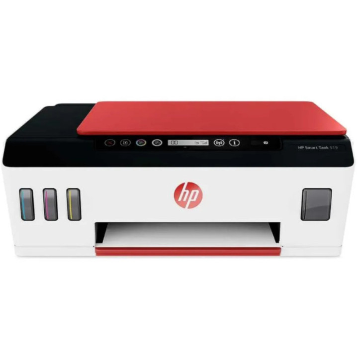 Multifunkcionális Tintasugaras CISS Színes HP Smart Tank 519 AiO A4 Funkciók: Nyomtatás|Szkennelés|Másolás, Mono Nyomtatási Sebe