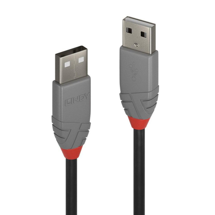 Lindy 0.5m USB 2.0 Type A Cable Anthra "LY-36691"