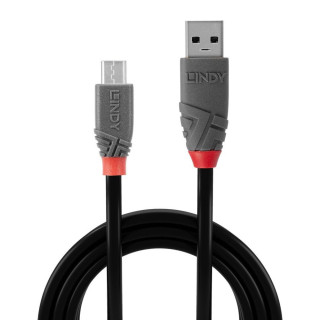 Cablu Lindy 5m USB 2.0 Type A - MicroUSB, "LY-36735" (timbru verde 0.18 lei)