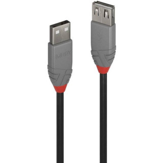 Cablu Lindy 5m USB 2.0 Type A Ext, Anthr, "LY-36705" (timbru verde 0.18 lei)