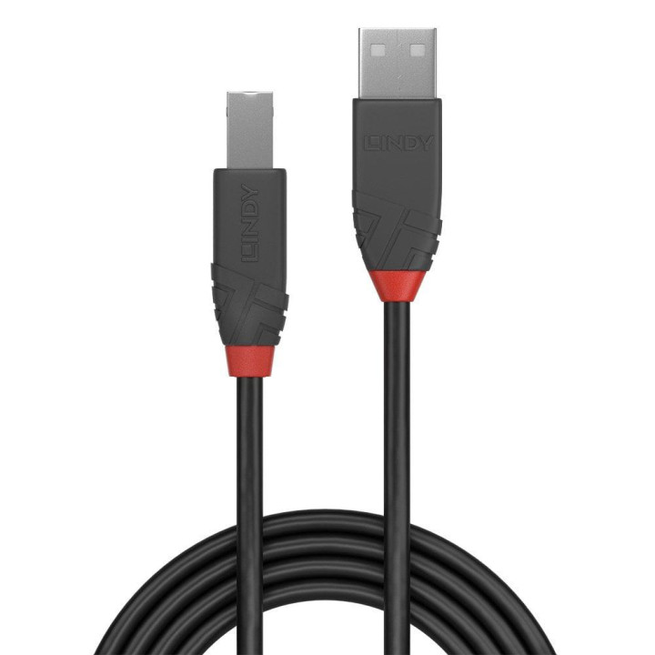 Lindy 5m USB 2.0 Type A to B Cable Anthracite "LY-36675"