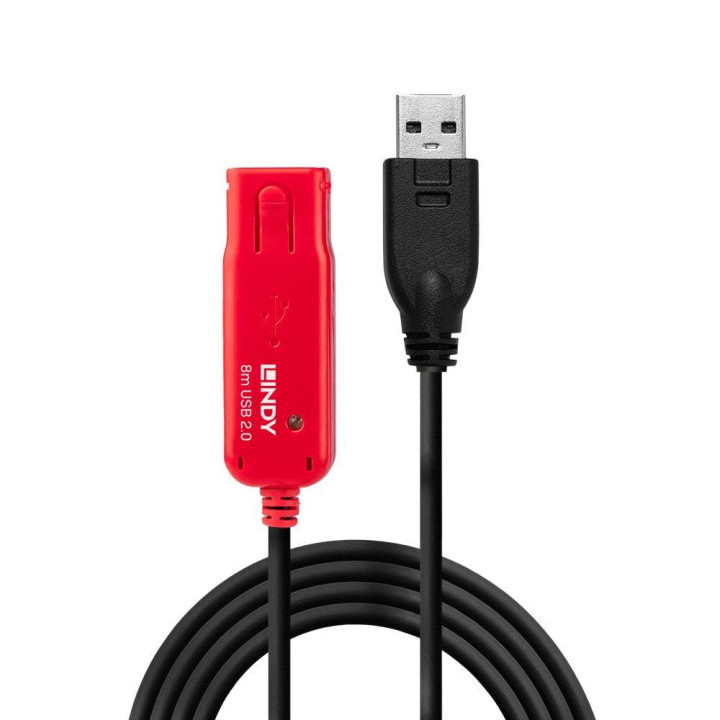Кабел Lindy USB 2.0 8м Активно Удължение "LY-42780"