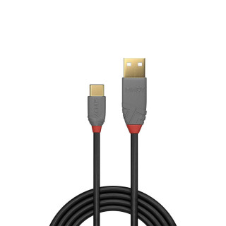 Кабел Lindy 1м USB 2.0 Type A към C "LY-36886"