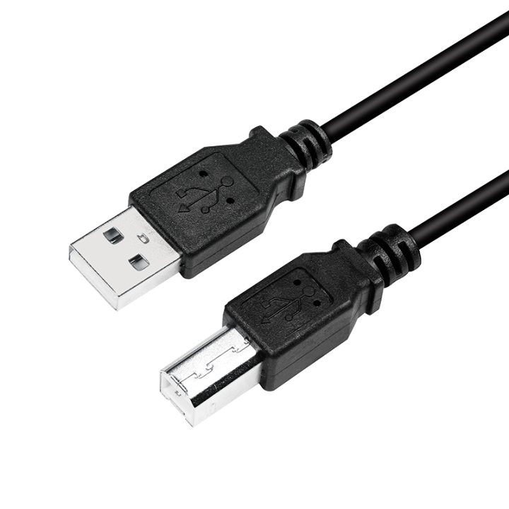 LOGILINK USB Cable for USB 2.0 (T) to USB 2.0 Type-B (T) 2m black "CU0007B"