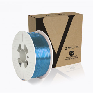 VERBATIM PET-G 3D NYOMTATÓ FILAMENT 1.75MM 1KG ÁTLÁTSZÓ KÉK "55056"