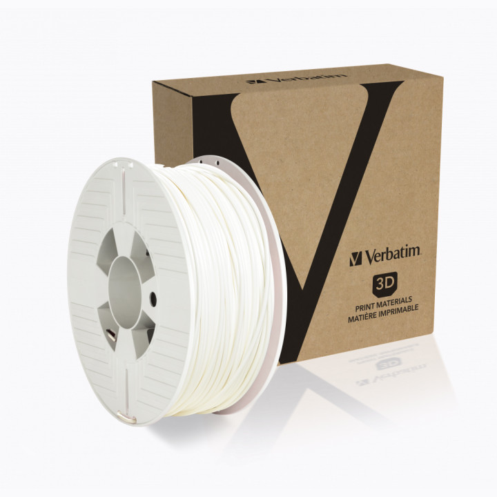 VERBATIM 3D PRINTER FILAMENT PET-G 2.85MM 1KG WHITE "55058"