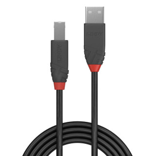 Lindy 0,2m USB 2.0 A-típusú - B-típusú kábel "LY-36670"
