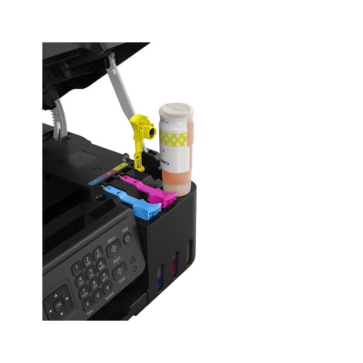Multifunctional Inkjet CISS Color Canon G4470, A4, Functions: Print | Scan | Copy | Fax, Mono Print Speed: 11 ipm, Color Print S
