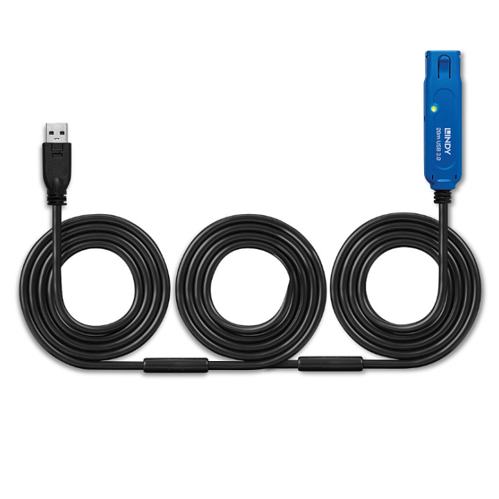 Lindy USB 3.0 Ext. Активен кабел Pro 20m "LY-43361"