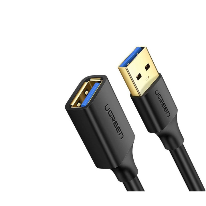 USB удължител Ugreen "US129" USB (T) към USB (M) 5м черен "90722" - 6957303897223