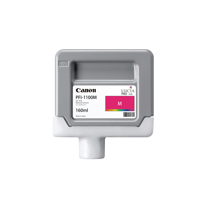 Cartus Cerneala Original Canon Magenta, PFI-1100M, pentru IPF PRO-2000|PRO-4000|PRO-6000, 160ml, incl.TV 0.15 RON,NOPP, "0852C00