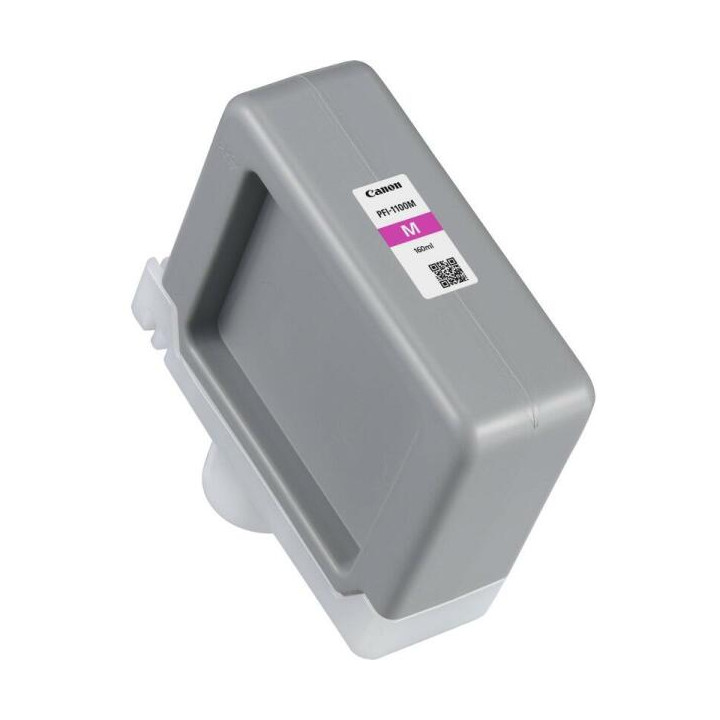 Original Canon Magenta Ink Cartridge PFI-1100M for IPF PRO-2000 | PRO-4000 | PRO-6000, 160ml NOPP "0852C001AA"