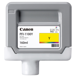 Canon Eredeti Sárga Tintapatron PFI-1100Y IPF PRO-2000|PRO-4000|PRO-6000 160ml NOPP "0853C001AA"