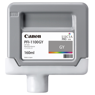 Cartus Cerneala Original Canon Grey, PFI-1100BL, pentru IPF PRO-2000|PRO-4000|PRO-6000, 160ml, incl.TV 0.15 RON,NOPP, "0856C001A
