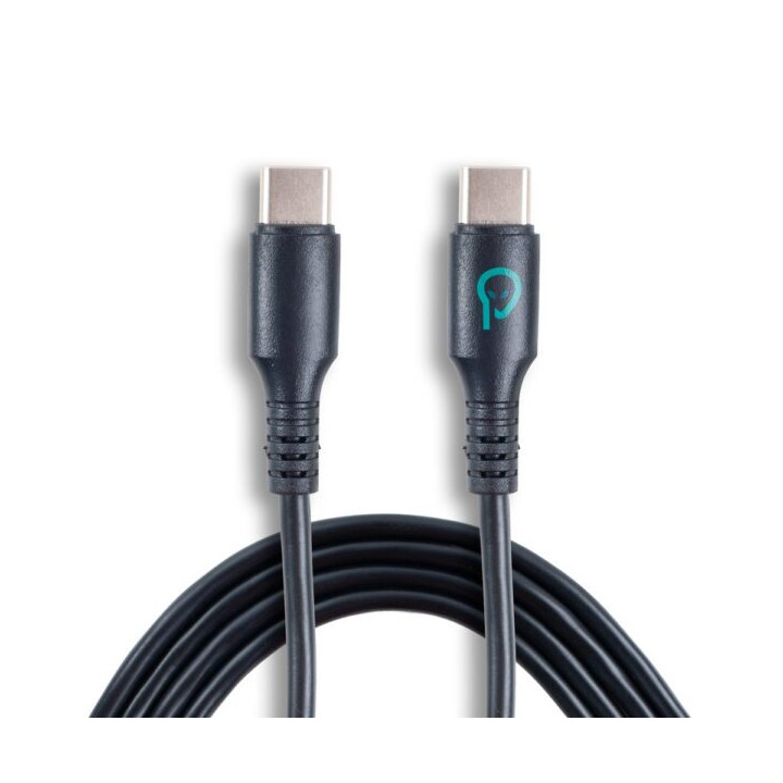 Cablu SPACER USB tip C la USB tip C, 100cm, negru (5949046614916)