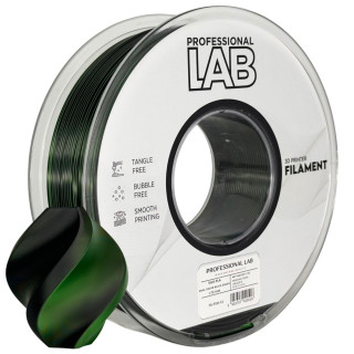 Silk PLA Dual Color negru verde | Smart Print