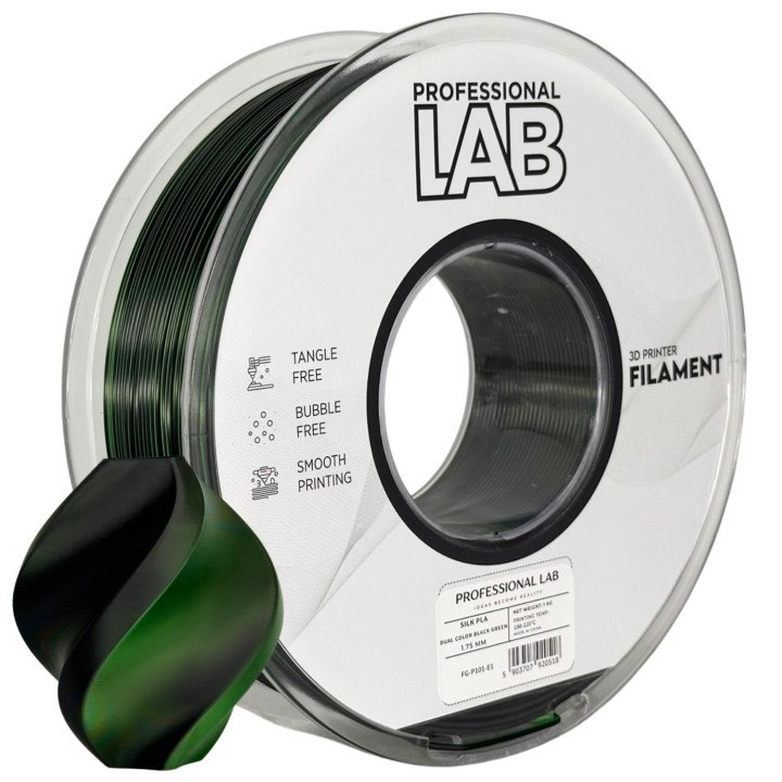Silk PLA Dual Color black green | Smart Print